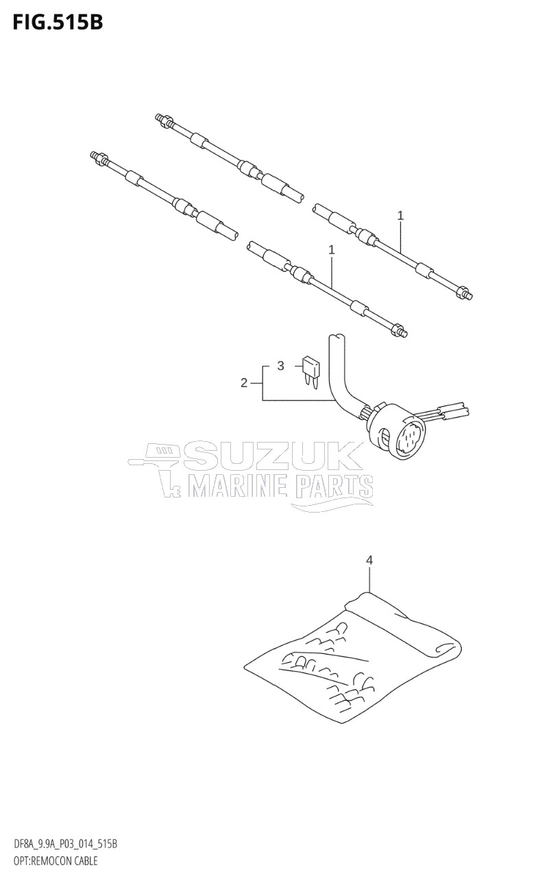 OPT:REMOCON CABLE (DF9.9A:P03)