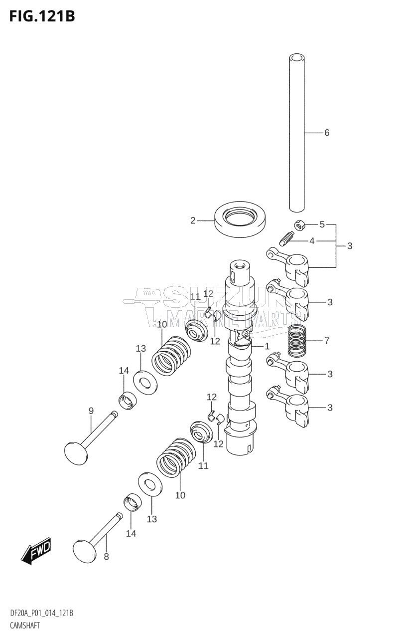 CAMSHAFT (DF9.9BR:P01)