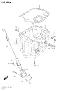 DF115BG From 11505F-340001 (E11 E40)  2023 drawing OIL PAN