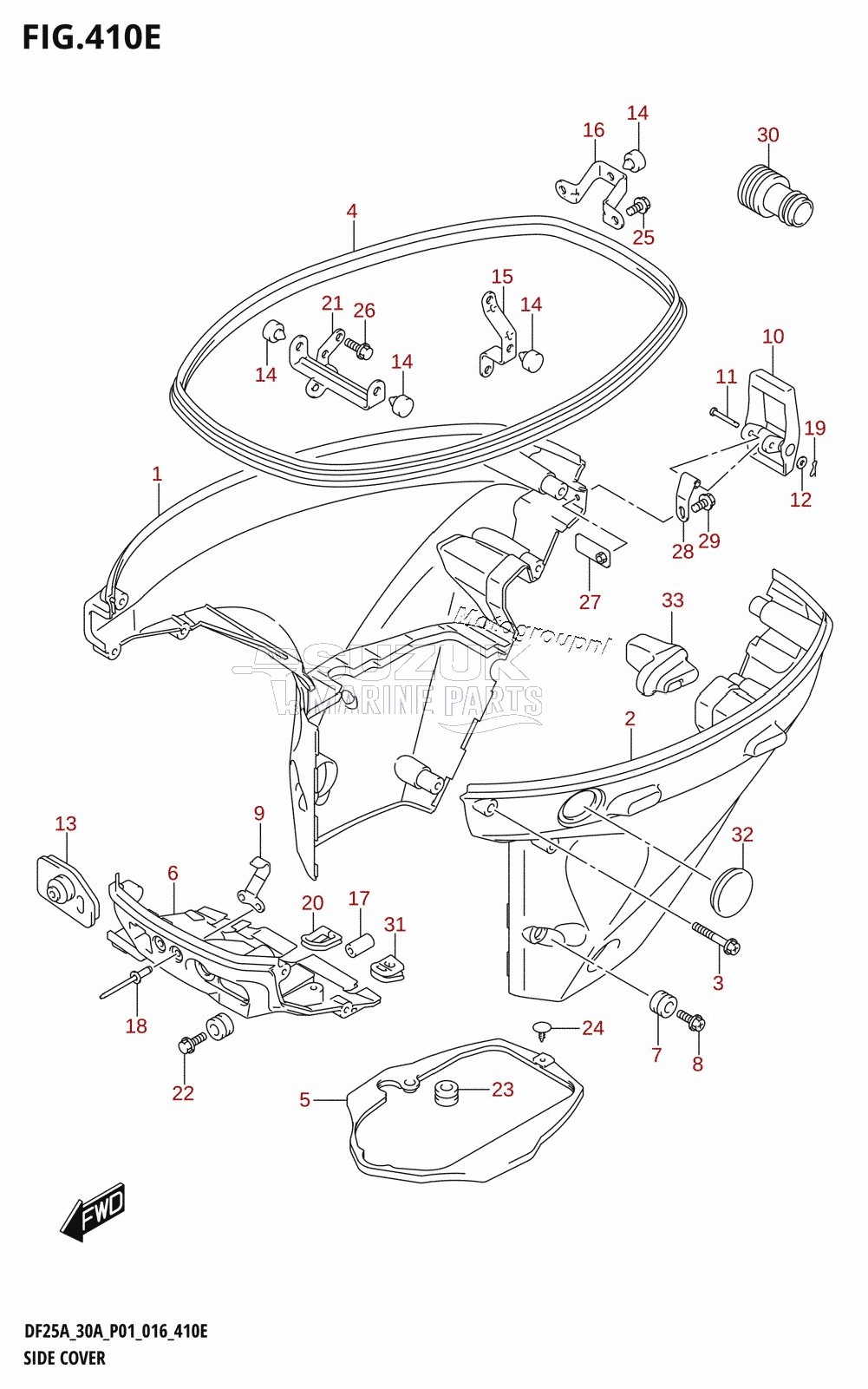 SIDE COVER (DF30A:P40)