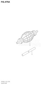 14003F-140001 (2021) 140hp E11 E01-Gen. Export 1-and 2 (DF140AT) DF140A drawing SQUEEZE PUMP (E11)