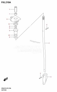 DF9.9A From 00994F-910001 (P01)  2019 drawing SHIFT ROD