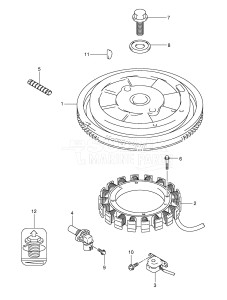 DF140 From 14001F-371001 (E40)  2003 drawing MAGNETO