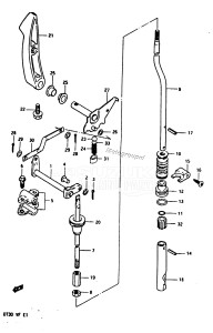 DT30 From 03001-511087 ()  1984 drawing CLUTCH