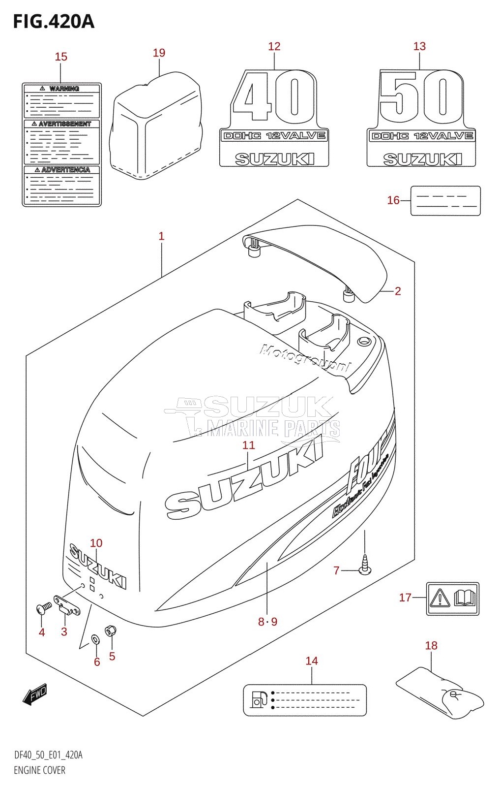 ENGINE COVER (X,Y,K1,K2)