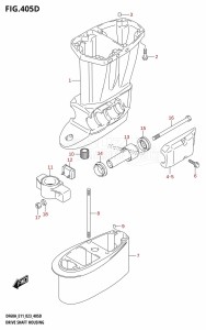 DF60A From 06002F-040001 (E01 E40 E03)  2020 drawing DRIVE SHAFT HOUSING (DF60A:(E01,E11))