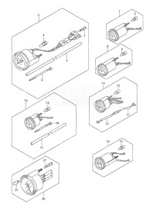 Outboard DF 115 drawing Meter (2005 & Newer)