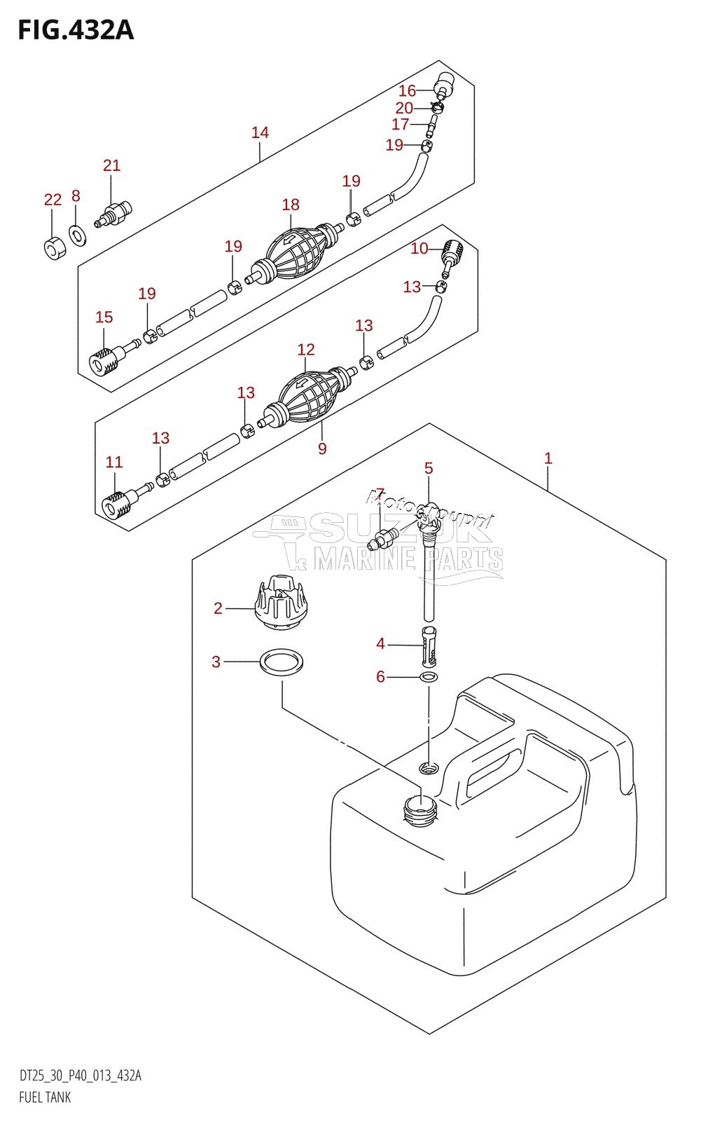 FUEL TANK (DT25K:P36)