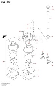 DF225T From 22503F-610001 (E03)  2016 drawing WATER PUMP (DF225T:E03)