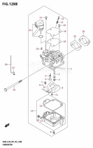 DF9.9A From 00994F-210001 (P03)  2012 drawing CARBURETOR (DF8AR:P01)