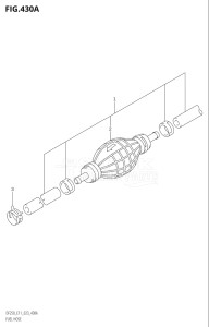 20002Z-340001 (2023) 200hp E01 E40-Gen. Export 1 - Costa Rica (DF200Z) DF200Z drawing FUEL HOSE (E01,E11,E40)