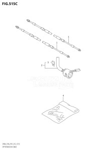 00801F-210001 (2012) 8hp P01-Gen. Export 1 (DF8A  DF8AR) DF8A drawing OPT:REMOCON CABLE (DF9.9A:P01)