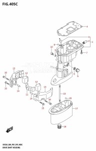 DF30A From 03003F-910001 (P01 P40)  2019 drawing DRIVE SHAFT HOUSING (DF30AQ)