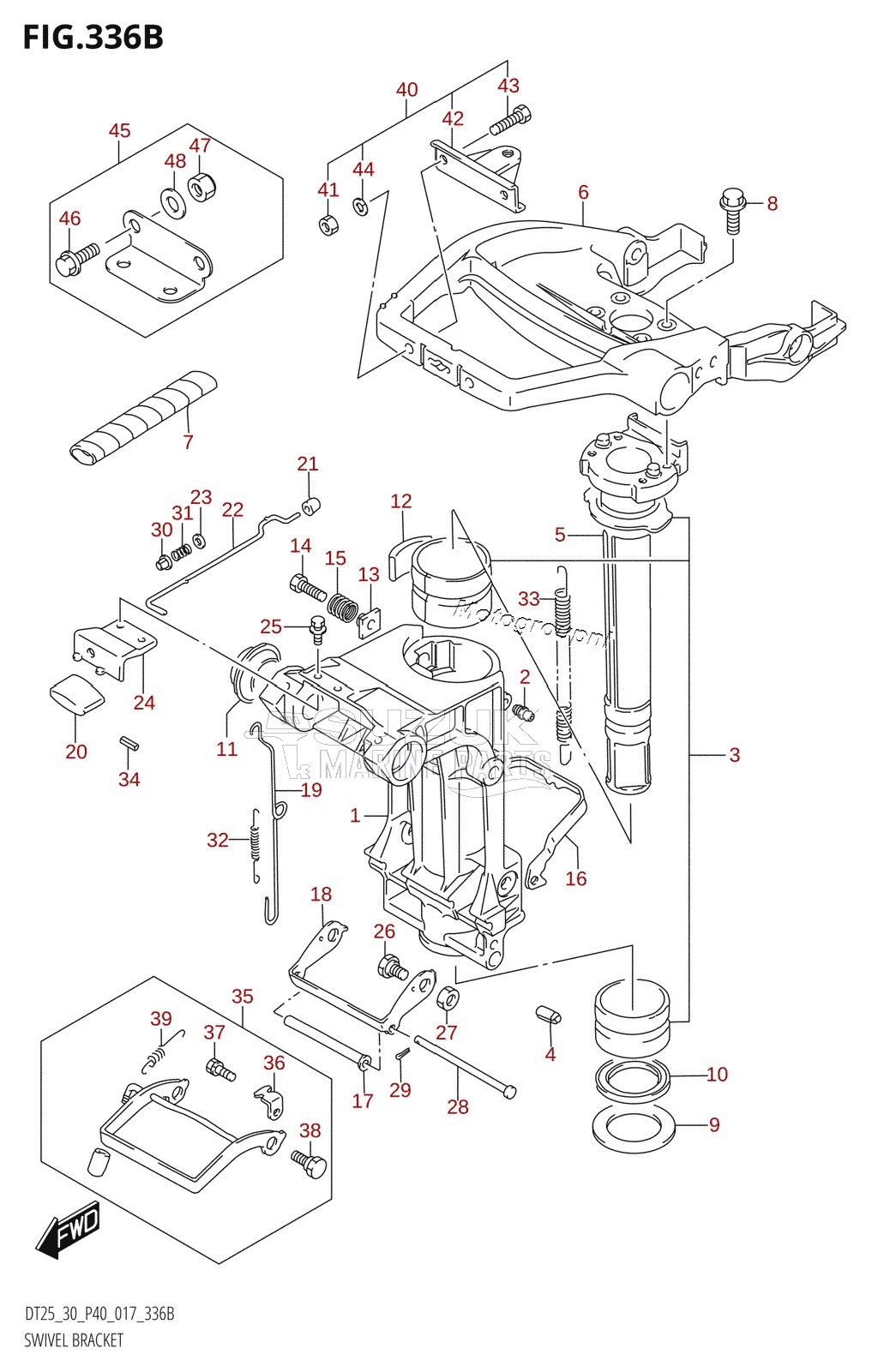 SWIVEL BRACKET (DT30:P40)