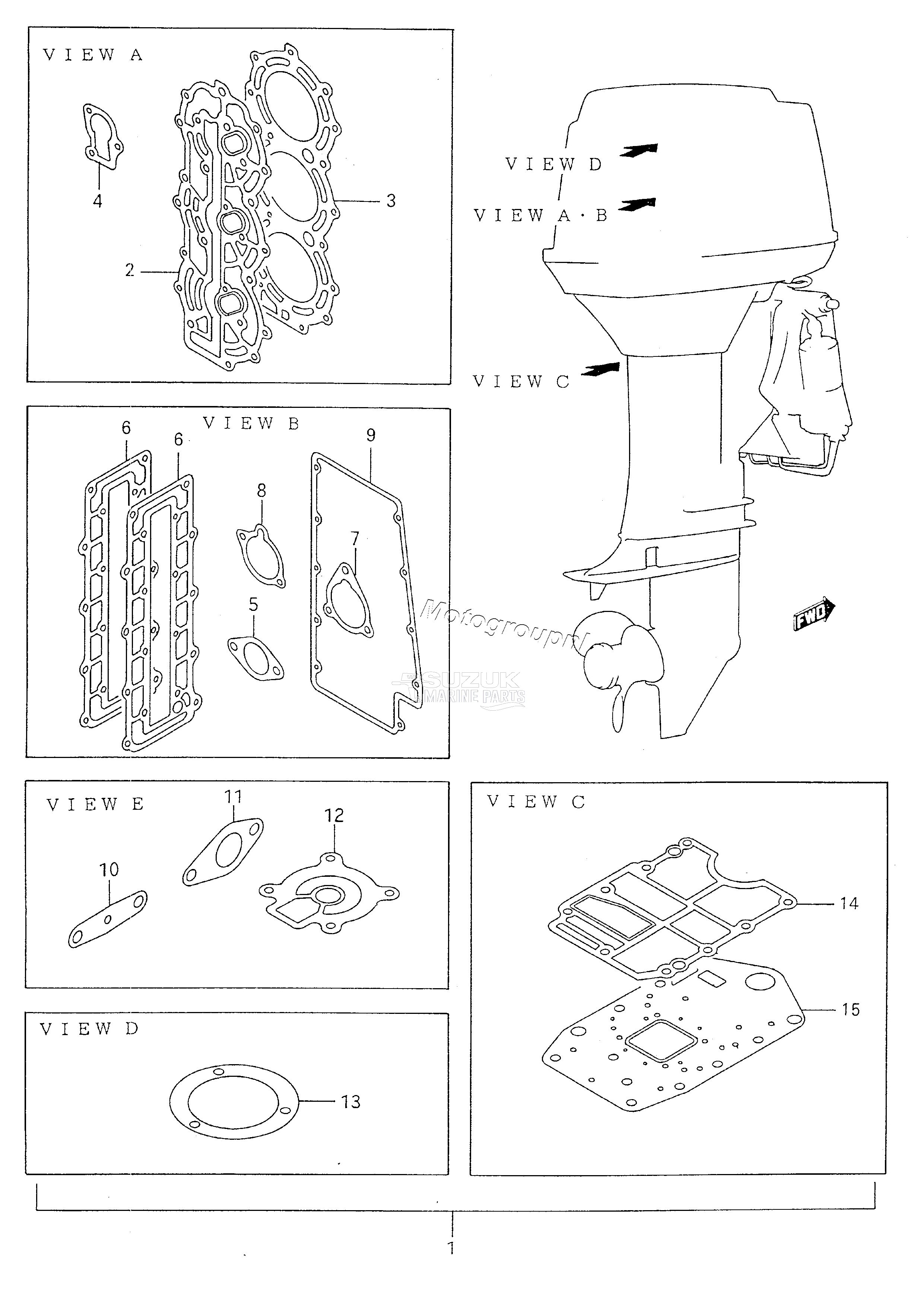 OPT : GASKET SET