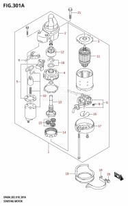 DF60A From 06002F-810001 (E03)  2018 drawing STARTING MOTOR