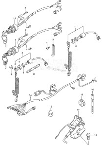 DT40 From 04003K-510001 ()  2005 drawing IGNITION SWITCH