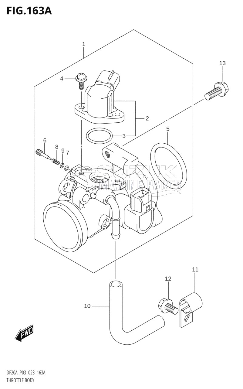 THROTTLE BODY (SEE NOTE)