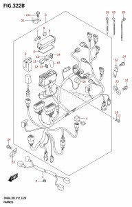 DF60A From 06002F-210001 (E03)  2012 drawing HARNESS (DF50A:E03)