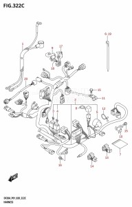 DF20A From 02002F-040001 (P01 P40)  2020 drawing HARNESS (DF9.9BT,DF15AT,DF20AT)