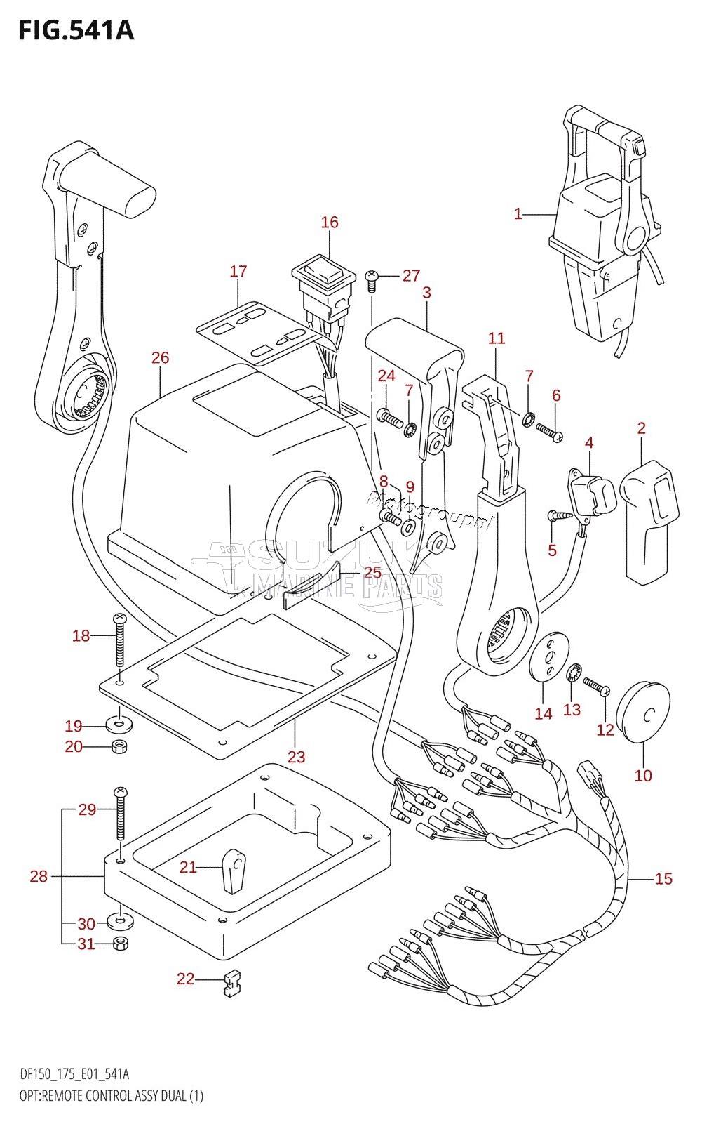 OPT:REMOTE CONTROL ASSY DUAL (1)