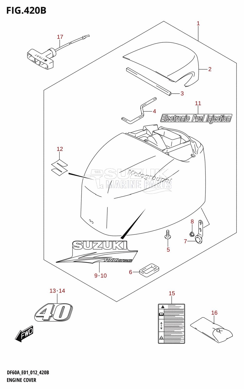 ENGINE COVER (DF40AQH:E01)