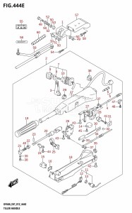 DF40A From 04003F-210001 (E01)  2012 drawing TILLER HANDLE (DF60ATH:E01)