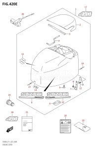 06003F-140001 (2021) 60hp E11-Gen. Export 2 (DF60AVT  DF60AVT_   DF60AVT   DF60AVTH  DF60AVTH_   DF60AVTH) DF60A drawing ENGINE COVER ((DF40AST,DF40ASVT):E34:020)