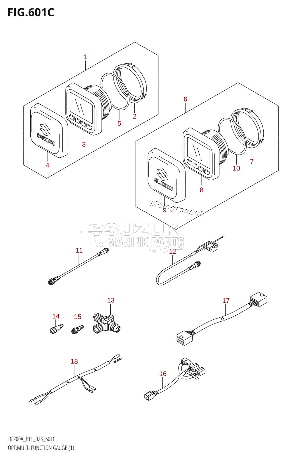 OPT:MULTI FUNCTION GAUGE (1) (023)