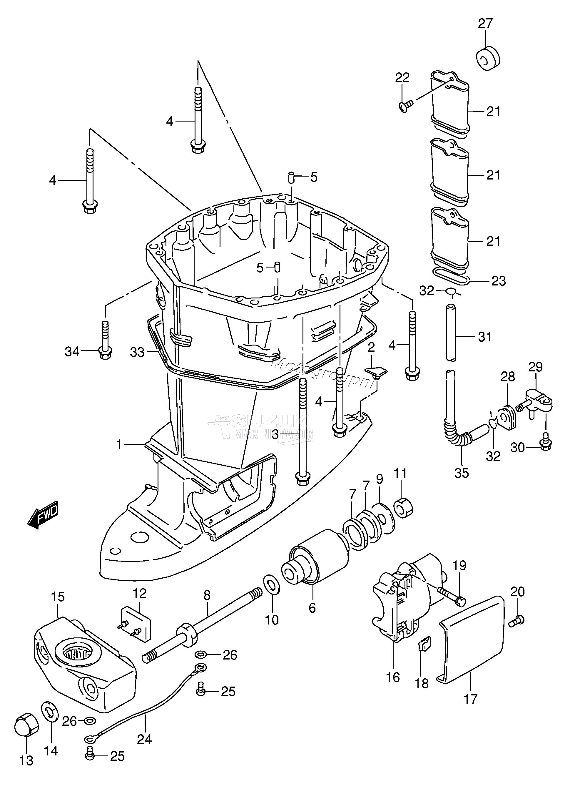 DRIVESHAFT HOUSING