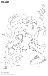 DF150Z From 15002Z-510001 (E03)  2015 drawing OPT:REMOTE CONTROL ASSY SINGLE (1) (DF175T:E03)