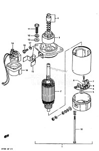 DT30 From 1001-308066 ()  1978 drawing STARTING MOTOR