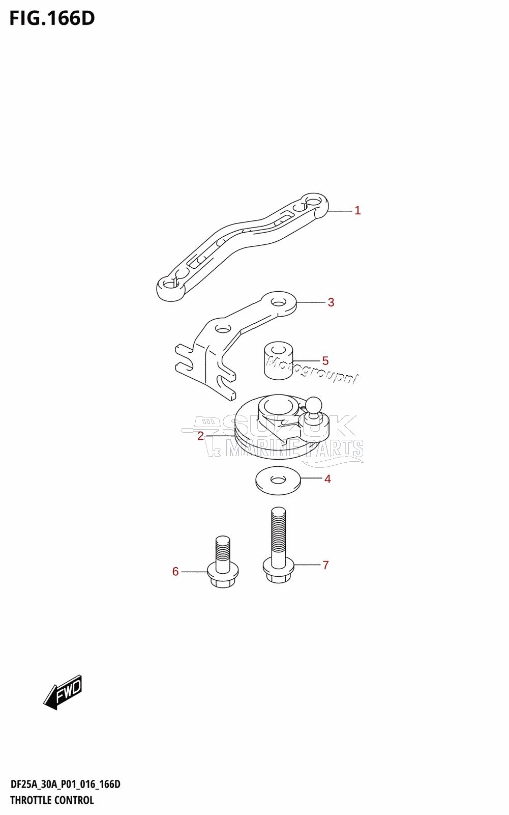 THROTTLE CONTROL (DF25ATH:P01)