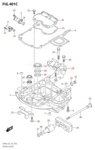 DF80A From 08002F-510001 (E01 E40)  2015 drawing ENGINE HOLDER (DF70ATH:E01)