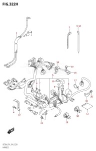 DF20A From 02002F-410001 (P01)  2014 drawing HARNESS (DF20A:P40)