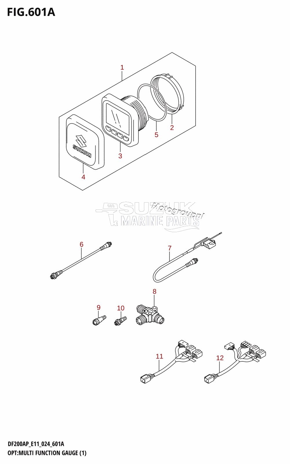 OPT:MULTI FUNCTION GAUGE (1) (E11)