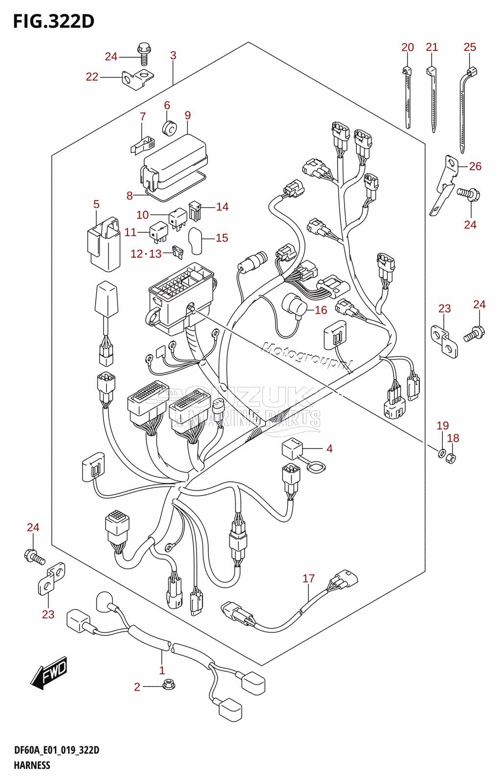 HARNESS (DF60A,DF60ATH,DF60AVT,DF60AVTH)