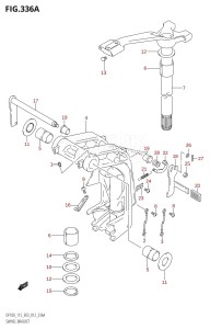 DF115T From 11502F-210001 (E03)  2012 drawing SWIVEL BRACKET (DF100T:E03)