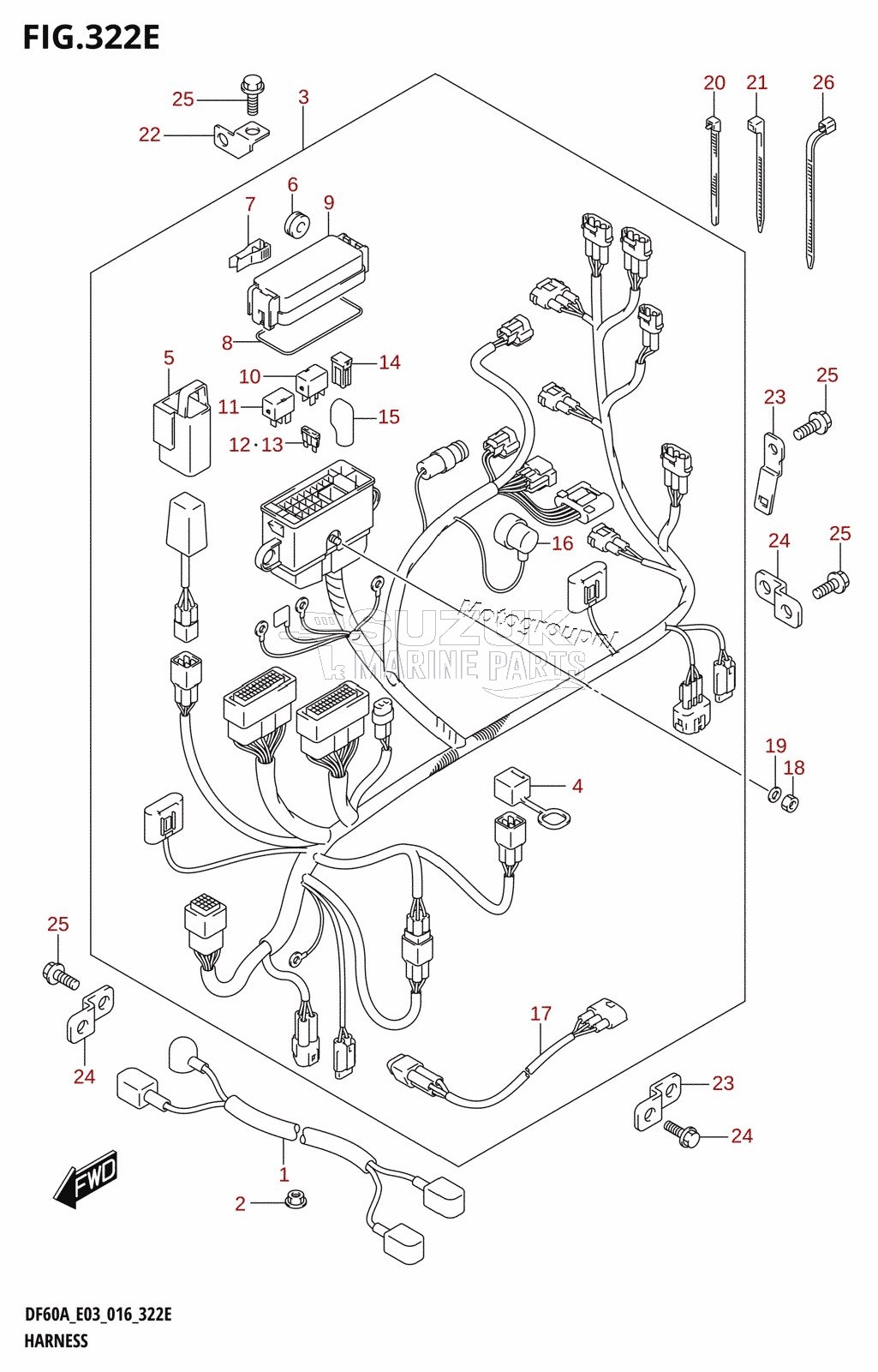 HARNESS (DF60AVT:E03)