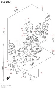 DF115A From 11503F-910001 (E11 E40)  2019 drawing HARNESS (DF140AT,DF140AZ)