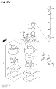 DF225T From 22503F-510001 (E03)  2015 drawing WATER PUMP (DF225T:E03)