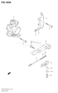 DF90A From 09002F-980001 (E01)  2009 drawing THROTTLE BODY