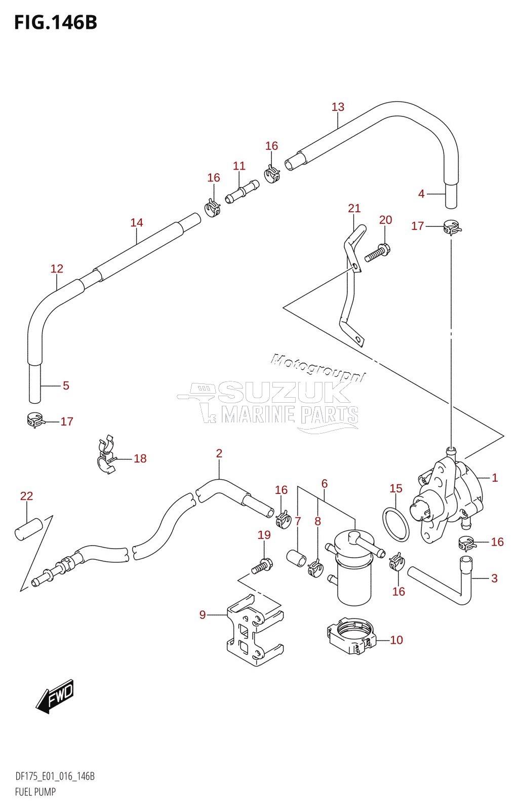 FUEL PUMP (DF150T:E40)