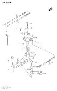 DF200Z From 20002Z-510001 (E01 E40)  2015 drawing THROTTLE ROD