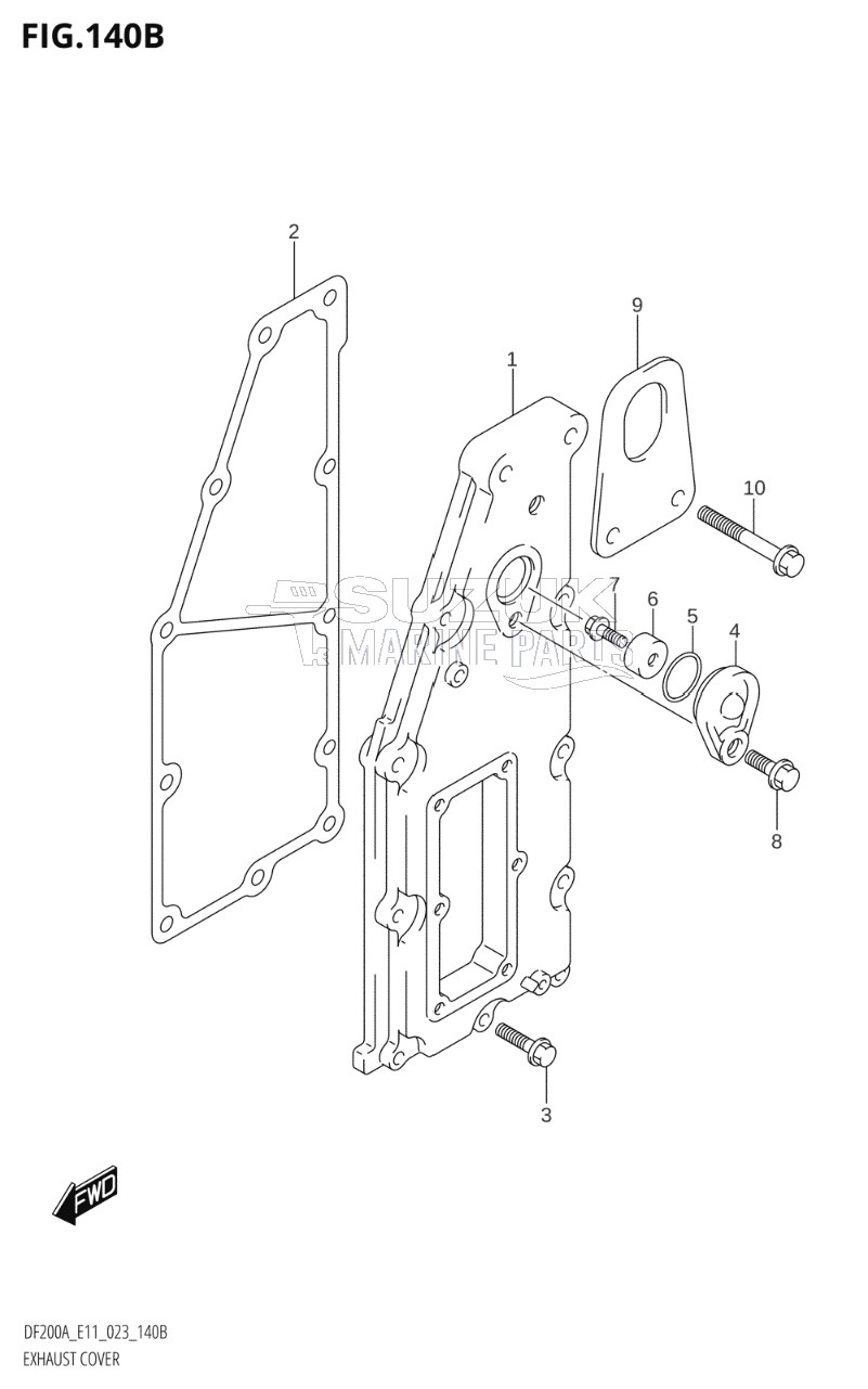 EXHAUST COVER (023)