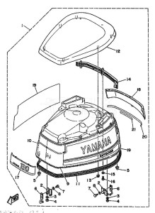 L130BETO drawing FAIRING-UPPER