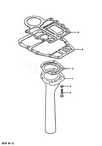 DT15 From 01501-403841 till 408230 ()  1984 drawing EXHAUST TUBE