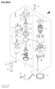 DF15 From 01503F-210001 (P01)  2012 drawing STARTING MOTOR (E-STARTER)