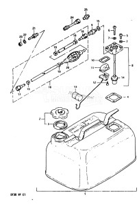 DT30 From 1001-308066 ()  1978 drawing FUEL TANK