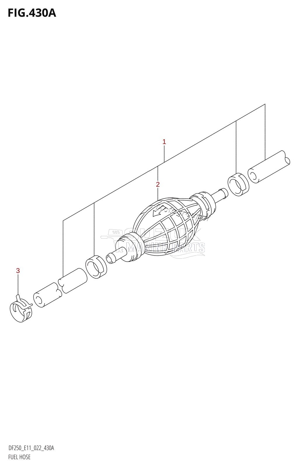 FUEL HOSE (E01,E11,E40)